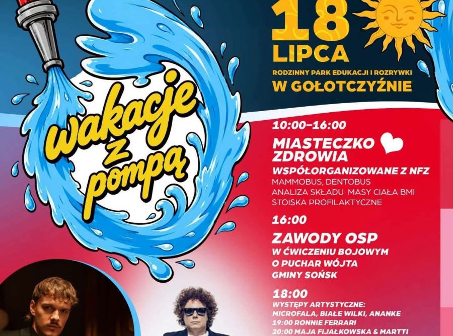 Wakacje z pompą już jutro w Gołotczyźnie. Mnóstwo atrakcji i koncerty gwiazd